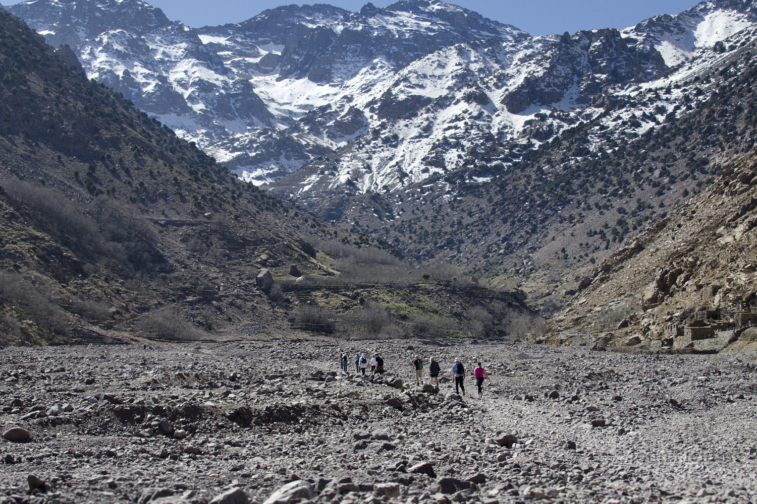 Marrakech – Imlil (1700) – Toubkal Refuge (3200m)